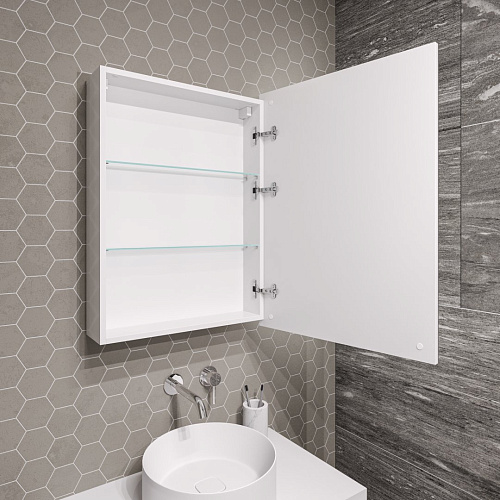 Зеркальный шкаф GROSSMAN "МЕРКАДО-60 см" Пр. с LED подсветкой 206018 Зеркальный шкаф GROSSMAN "МЕРКАДО-60 см" Пр. с LED подсветкой 206018