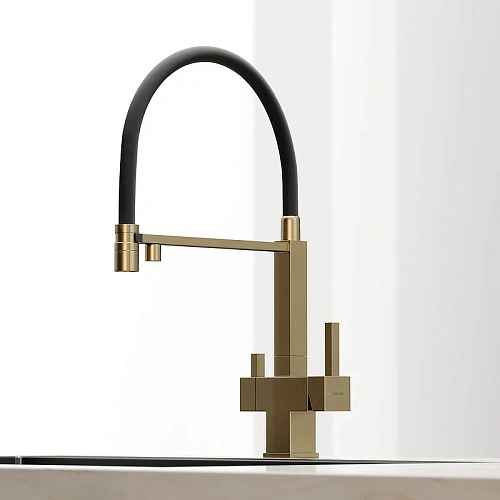 Смеситель для кухни Sancos Moro SC4006BG под фильтр, брашированное золото Смеситель для кухни Sancos Moro SC4006BG под фильтр, брашированное золото