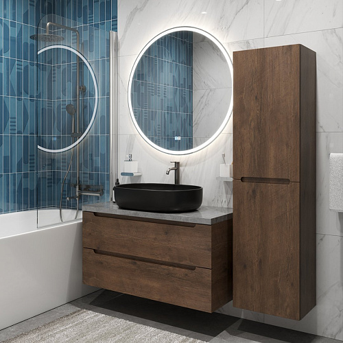 Тумба со столешницей и раковиной BelBagno ETNA 100 etna100rw-kepmgl-1084h301-set подвесная ETNA100RW-KEPMGL-1084H301-SET Тумба со столешницей и раковиной BelBagno ETNA 100 etna100rw-kepmgl-1084h301-set подвесная ETNA100RW-KEPMGL-1084H301-SET