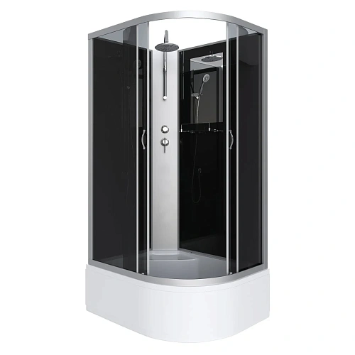 Душевая кабина Niagara Classic NG-2510-14LBKT (1200х800х2100) высокий поддон (40см) стекло тонированное 25101434LBKT Душевая кабина Niagara Classic NG-2510-14LBKT (1200х800х2100) высокий поддон (40см) стекло тонированное 25101434LBKT