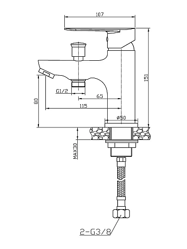Смеситель для ванны Agger Splendid A0902500 Смеситель для ванны Agger Splendid A0902500
