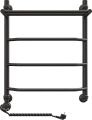 Полотенцесушитель электрический EWRIKA Сафо FT 60х50 L, черный матовый 537254 Полотенцесушитель электрический EWRIKA Сафо FT 60х50 L, черный матовый 537254
