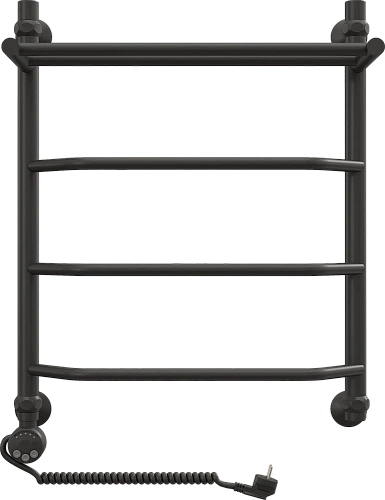 Полотенцесушитель электрический EWRIKA Сафо FT 60х50 L, черный матовый 537254 Полотенцесушитель электрический EWRIKA Сафо FT 60х50 L, черный матовый 537254