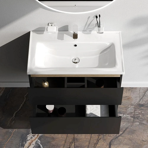 Тумба под раковину AM.PM X-Joy M85AFHX0802BM подвесная, 80 см, черный матовый Тумба под раковину AM.PM X-Joy M85AFHX0802BM подвесная, 80 см, черный матовый