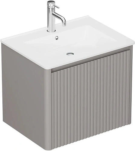 Тумба под раковину Allen Brau Gravity 60 1.370016.PGM платина матовый Тумба под раковину Allen Brau Gravity 60 1.370016.PGM платина матовый