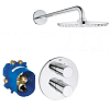 Картинка анонса товара «душевая система grohe grohtherm 3000 cosmopolitan 26262000 встраиваемая, хром»