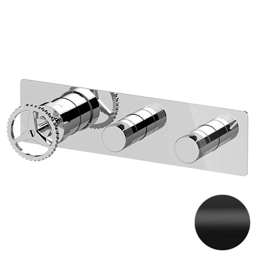 Смеситель для душа Remer Chrono CH98D2WBNO, черный матовый Смеситель для душа Remer Chrono CH98D2WBNO, черный матовый