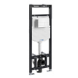 Детальная картинка товара «инсталляция для унитаза wasserkraft alme 15tlt.010.me.wh04 с клавишей смыва белый»