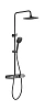 Душевая система ARROW AG3323SHMB с термостатом черный