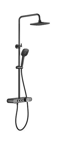 Душевая система ARROW AG3323SHMB с термостатом черный Душевая система ARROW AG3323SHMB с термостатом черный