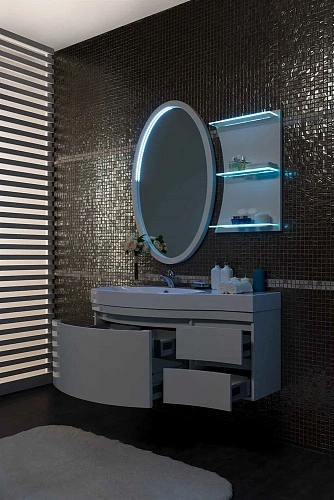 Комплект мебели Aquanet Опера 115 L белый (2 дверцы 2 ящика) 00169414 Комплект мебели Aquanet Опера 115 L белый (2 дверцы 2 ящика) 00169414