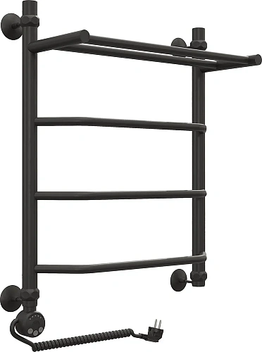 Полотенцесушитель электрический EWRIKA Сафо FT 60х50 L, черный матовый 537254 Полотенцесушитель электрический EWRIKA Сафо FT 60х50 L, черный матовый 537254