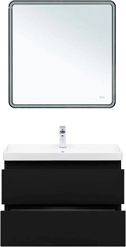 Тумба под раковину Aquanet Вега 2.0 80 черный 00337955 подвесная Тумба под раковину Aquanet Вега 2.0 80 черный 00337955 подвесная
