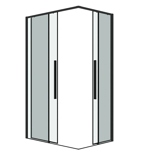Душевой уголок GROSSMAN Galaxy 1/2.K33.01.11.21.00-1/2.K33.01.70.21.00 (110х70х195) раздвижная,черный матовый,стекло прозрачное Душевой уголок GROSSMAN Galaxy 1/2.K33.01.11.21.00-1/2.K33.01.70.21.00 (110х70х195) раздвижная,черный матовый,стекло прозрачное