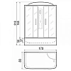 Душевая кабина River DUNAY 170/80/50 МТ 10000001577 Душевая кабина River DUNAY 170/80/50 МТ 10000001577