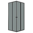 Душевой уголок Niagara Eco NG-1008-14QT (80x80x190) квадратная, раздвиж, профиль черный, стекло тонированное (4мм) Душевой уголок Niagara Eco NG-1008-14QT (80x80x190) квадратная, раздвиж, профиль черный, стекло тонированное (4мм)