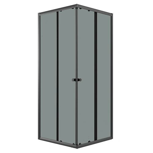 Душевой уголок Niagara Eco NG-1010-14QT (100x100x190) квадратная, раздвиж, профиль черный, стекло тонированное (4мм) Душевой уголок Niagara Eco NG-1010-14QT (100x100x190) квадратная, раздвиж, профиль черный, стекло тонированное (4мм)