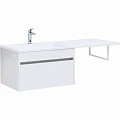 Тумба с раковиной Aquanet Токио 130 L белый (подвесная, 1 ящик) 00239217 Тумба с раковиной Aquanet Токио 130 L белый (подвесная, 1 ящик) 00239217