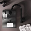 Смеситель для кухни AM.PM X-Joy S F85B07522 с вытягивающимся изливом, черный Смеситель для кухни AM.PM X-Joy S F85B07522 с вытягивающимся изливом, черный