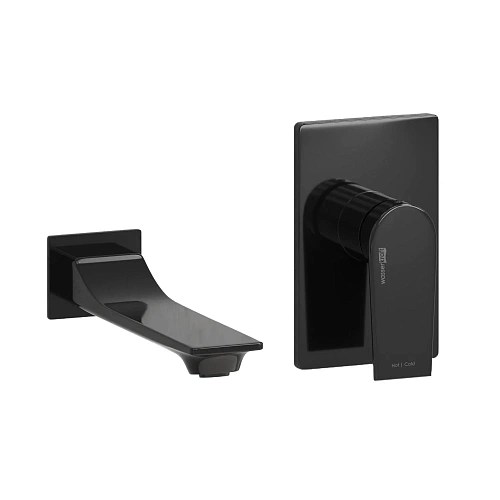 Смеситель для раковины WasserKRAFT A66553 встраиваемый черный Смеситель для раковины WasserKRAFT A66553 встраиваемый черный