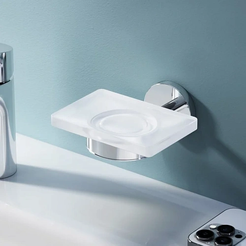 Мыльница AM.PM X-Joy A85A34200, стеклянная хром Мыльница AM.PM X-Joy A85A34200, стеклянная хром