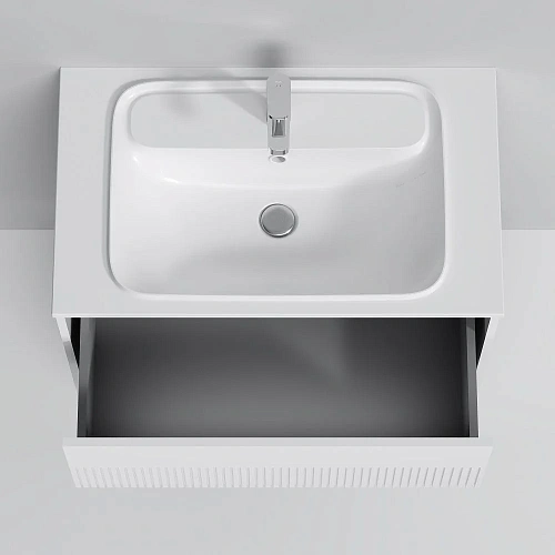 Тумба под раковину AM.PM Func M8FFUX0802WM push-to-open, 80 см, белый матовый Тумба под раковину AM.PM Func M8FFUX0802WM push-to-open, 80 см, белый матовый