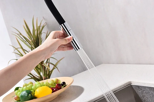 Смеситель для кухни Paulmark Tornado хром To213402-CR Смеситель для кухни Paulmark Tornado хром To213402-CR