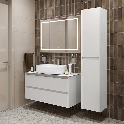 Тумба со столешницей и раковиной BelBagno KRAFT 100 kraft100bo-kepbo-1084-set подвесная KRAFT100BO-KEPBO-1084-SET Тумба со столешницей и раковиной BelBagno KRAFT 100 kraft100bo-kepbo-1084-set подвесная KRAFT100BO-KEPBO-1084-SET