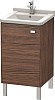 Картинка анонса товара «тумба под раковину duravit brioso br4420l1021 напольная 46 см орех темный»