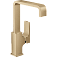 Детальная картинка товара «смеситель для раковины hansgrohe metropol 32511140, шлифованная бронза»