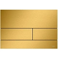 Клавиша смыва TECE TECEsquare 9240847 PVD Brushed Gold Optic с покрытием против отпечатков пальцев Клавиша смыва TECE TECEsquare 9240847 PVD Brushed Gold Optic с покрытием против отпечатков пальцев