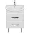 Тумба под раковину DREJA ALDA, 65 см , подвесная/напольная, 2 ящика. белый глянец, под ум. Лагуна 65 99.0404 Тумба под раковину DREJA ALDA, 65 см , подвесная/напольная, 2 ящика. белый глянец, под ум. Лагуна 65 99.0404