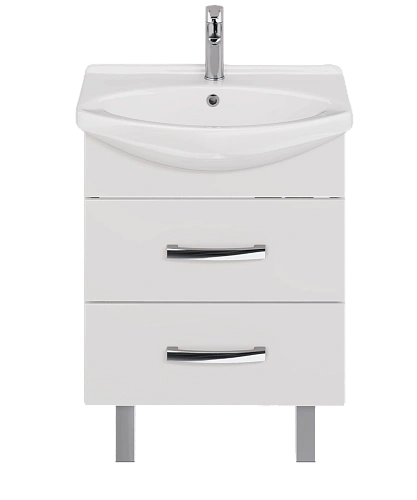 Тумба под раковину DREJA ALDA, 65 см , подвесная/напольная, 2 ящика. белый глянец, под ум. Лагуна 65 99.0404 Тумба под раковину DREJA ALDA, 65 см , подвесная/напольная, 2 ящика. белый глянец, под ум. Лагуна 65 99.0404