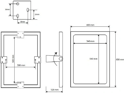 Зеркало Bemeta HELP program 301401032 Зеркало Bemeta HELP program 301401032