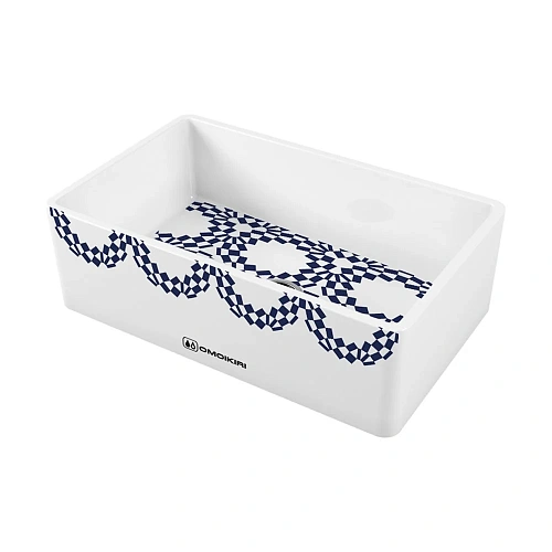 Кухонная мойка Omoikiri Mikura 76-Tokyo 2 Natceramic/white 4993173 Кухонная мойка Omoikiri Mikura 76-Tokyo 2 Natceramic/white 4993173