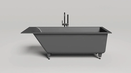 Ванна из искусственного камня Salini CASCATA 170x70 покраска по RAL полностью 104423MF S-Stone Ванна из искусственного камня Salini CASCATA 170x70 покраска по RAL полностью 104423MF S-Stone