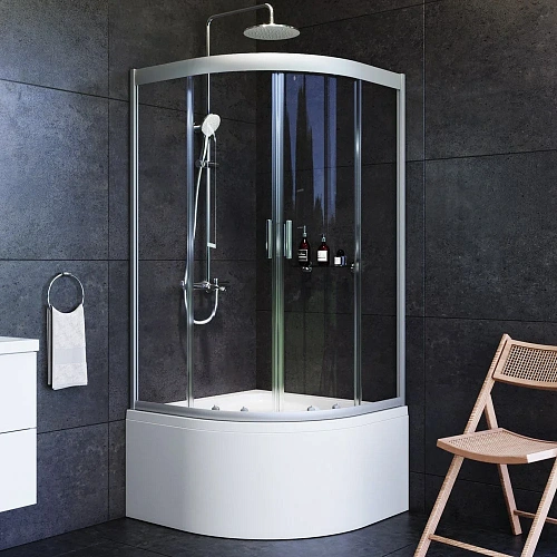 Душевой уголок AM.PM Gem W90G-401A090WT 90х90,стекло прозрачное,профиль мат. серебро,без поддона Душевой уголок AM.PM Gem W90G-401A090WT 90х90,стекло прозрачное,профиль мат. серебро,без поддона