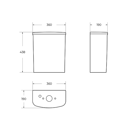 Чаша напольного унитаза BelBagno PRADO BB10150CP безободковая Чаша напольного унитаза BelBagno PRADO BB10150CP безободковая