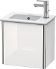 Картинка анонса товара «тумба под раковину duravit xsquare xs4170r2222 подвесная 41 см белая глянцевый»