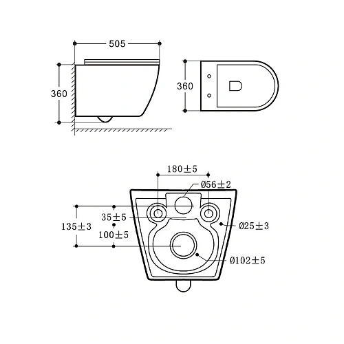 Унитаз подвесной Vincea Esse VT1-211 безободковый, цвет белый, ультратонкое soft-close сиденье Унитаз подвесной Vincea Esse VT1-211 безободковый, цвет белый, ультратонкое soft-close сиденье