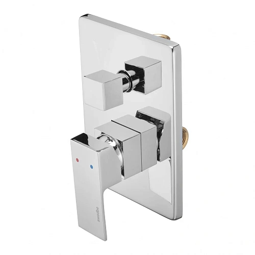 Смеситель для ванны Swedbe Platta 5515 встраиваемый подключение на 2 выхода Смеситель для ванны Swedbe Platta 5515 встраиваемый подключение на 2 выхода