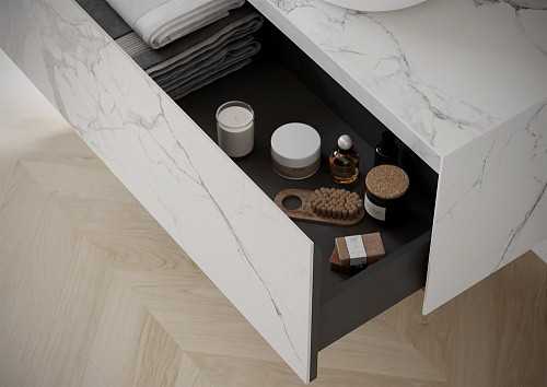 Тумба под раковину Sancos Stone ST120SV statuario white Тумба под раковину Sancos Stone ST120SV statuario white