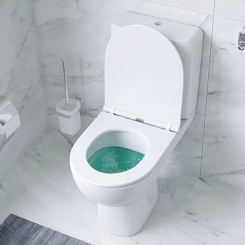 Унитаз напольный AM.PM Gem C908607SC компакт с бачком и сиденьем микролифт Унитаз напольный AM.PM Gem C908607SC компакт с бачком и сиденьем микролифт