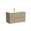 Тумба под раковину SANCOS Folk FL90CP 890х445х500 капучино, подвесная
