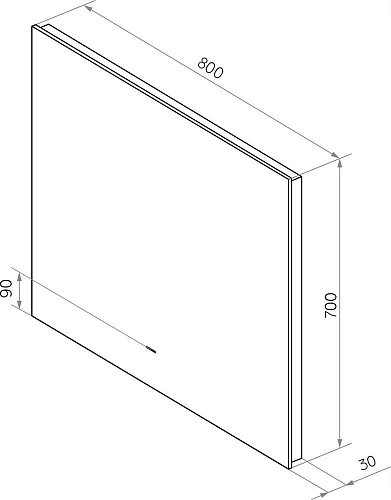 Комплект мебели DIWO Элиста 80 чёрный мрамор, с раковиной Moduo 55 Leaf 555132 Комплект мебели DIWO Элиста 80 чёрный мрамор, с раковиной Moduo 55 Leaf 555132