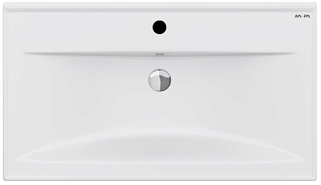 Раковина AM.PM X-Joy 80 M85AWCC0802WG белый глянец Раковина AM.PM X-Joy 80 M85AWCC0802WG белый глянец