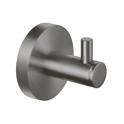 Крючок Aquatek Европа AQ4101BGM черный хром шлифованный Крючок Aquatek Европа AQ4101BGM черный хром шлифованный