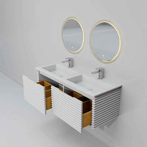 Комплект мебели ArtDecco Jacqueline 120 AJC12W34D2MF белый Комплект мебели ArtDecco Jacqueline 120 AJC12W34D2MF белый