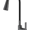 Смеситель для кухни Splenka S06.43.09 с гибким изливом, графит Смеситель для кухни Splenka S06.43.09 с гибким изливом, графит