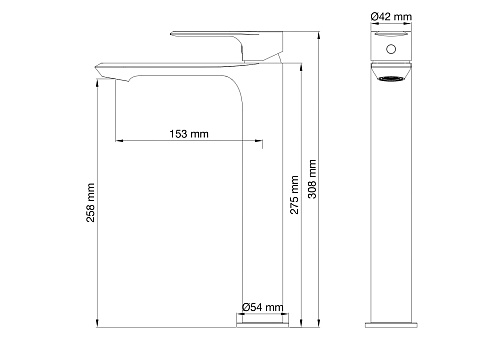 Смеситель для раковины Wonzon & Woghand хром (WW-88019079-CR) Смеситель для раковины Wonzon & Woghand хром (WW-88019079-CR)